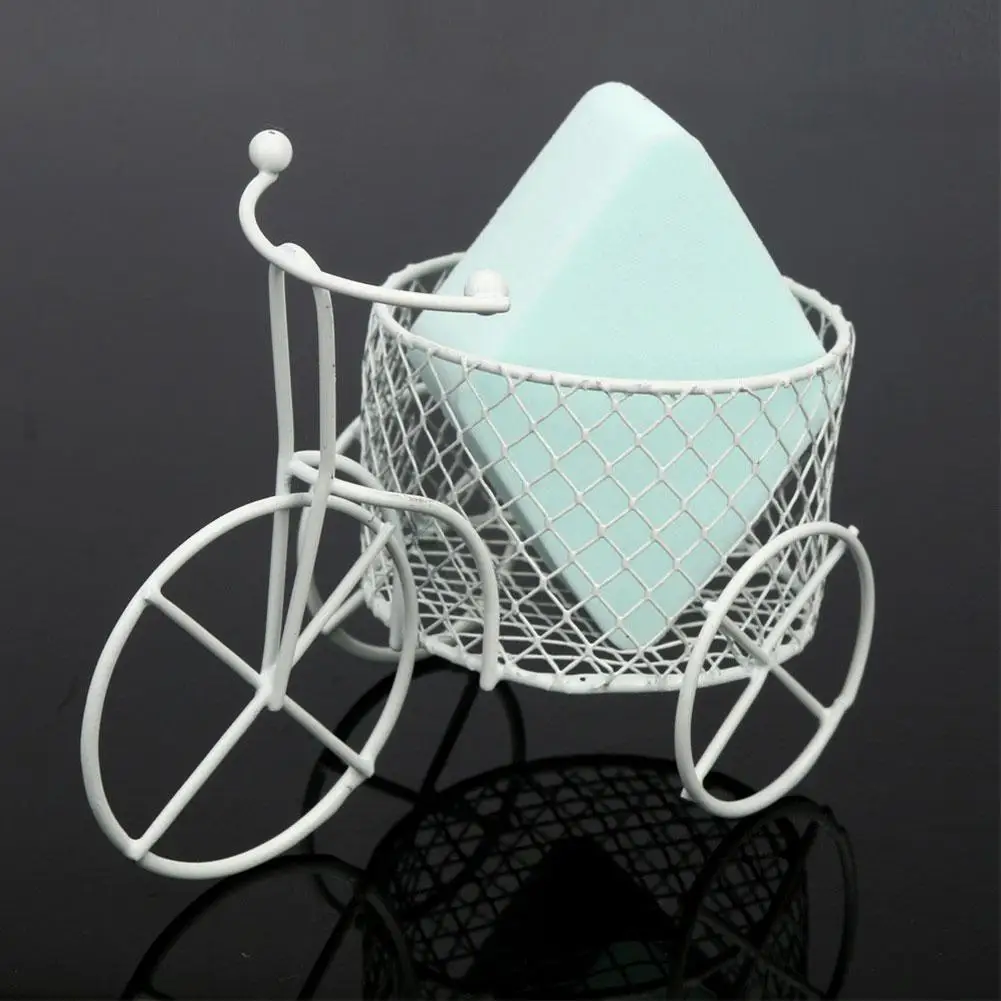 Cute Iron Tricycle Art Decoration Wedding Sugar Jewelry Container Storage Holder Designed Flower Basket Party Decor