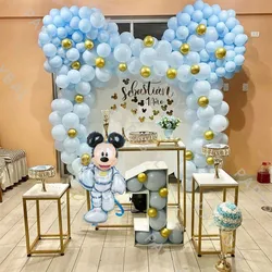 188Pcs Disney Mickey Mouse Party Balloons Set Arch Garland Kit Girls Boys Birthday Baby Shower Decoration Supplies Kids Gifts