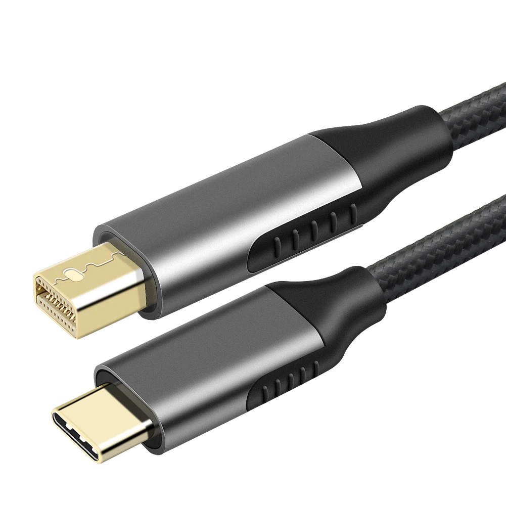 

Кабель USB Type C 1,8-Mini DP, 3,1 м, 4K, 60 Гц, адаптер порта дисплея, совместимый с Thunderbolt 3 для Macbook