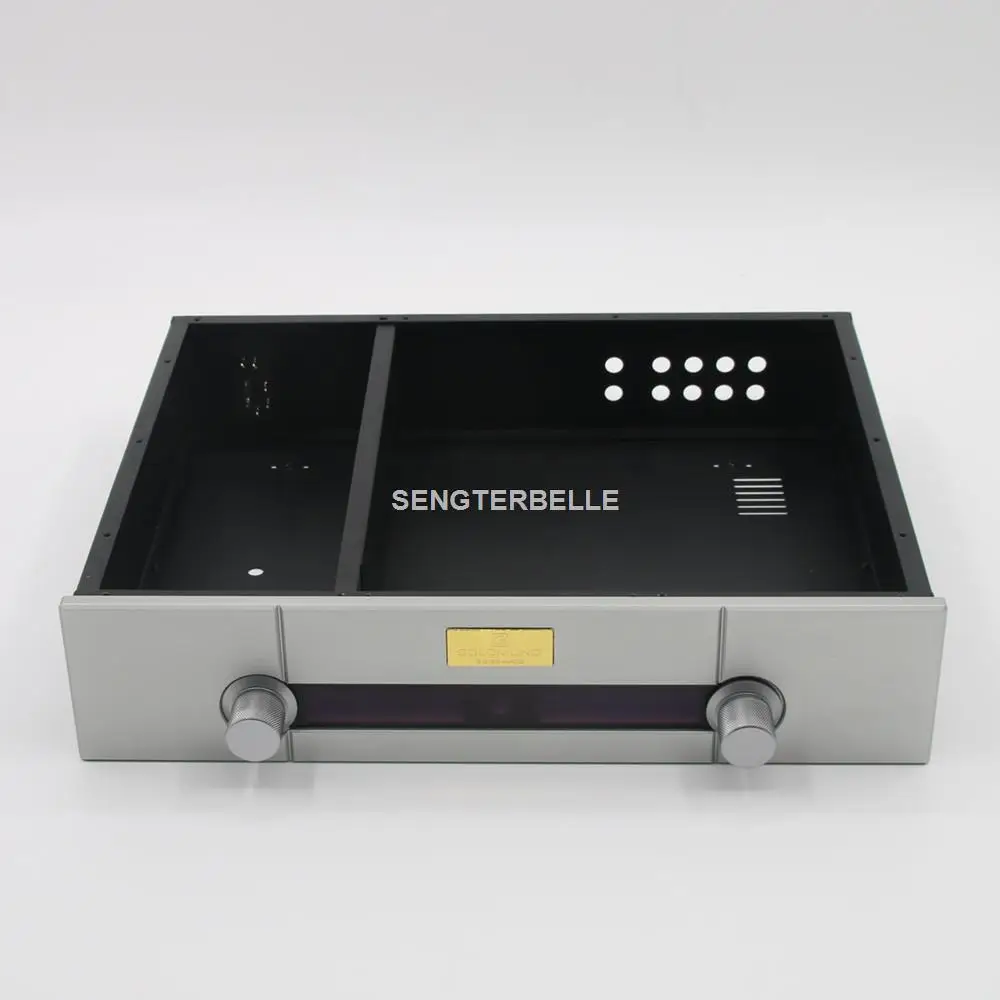 Boîtier d'amplificateur de châssis de préamplificateur Hifi, boîtier GOLOMUND 430x95x340MM pour carte de télécommande