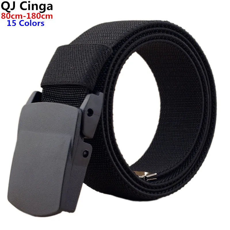 

Canvas Belt with Plastic Buckle 80cm-180cm Is Unisex Student Military Training Belts