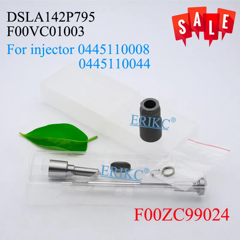 

ERIKC F00ZC99024 комплекты для ремонта инжектора DSLA142P795 клапан F00VC01003 для 0445110044 0445110008 FIAT PSA Suzuki