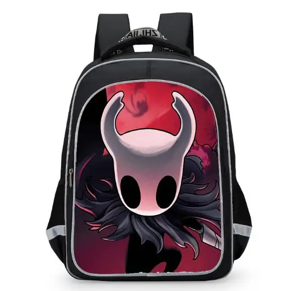 Children schoolbag Hollow Knight Print Game Peripheral Backpack Cartoon Student Casual Backpack Lightweight Orthopedics Mochila