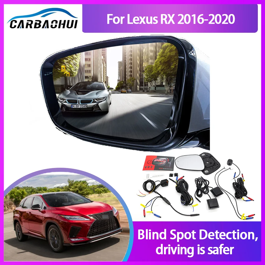 Blind Spot Mirror Radar Detection System for Lexus RX RX450 2009-2014 BSD Microwave Blind Monitoring Assistant Driving Security