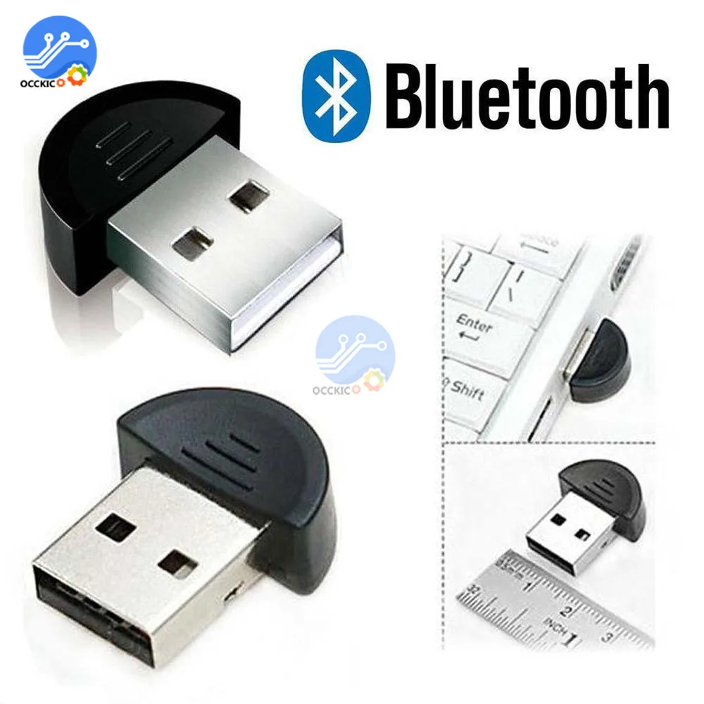 USB 2.0 Bluetooth Dongle ตัวรับสัญญาณ WiFi สำหรับ PC ลำโพงคอมพิวเตอร์เมาส์ตัวรับสัญญาณเครื่องส่งสัญญาณอะแดปเตอร์ USB