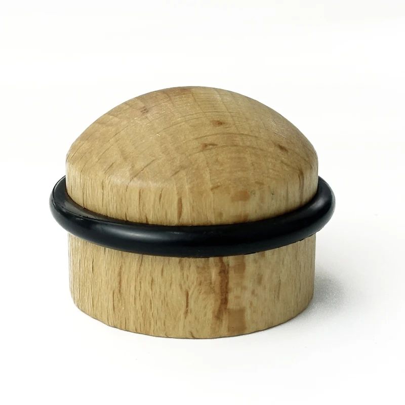 Wooden Door Stopper Wall Silicone Rubber Stops Doorstop House Floor Door Wedge Stop Handle Protector Holders Blocker deurstopper image 3