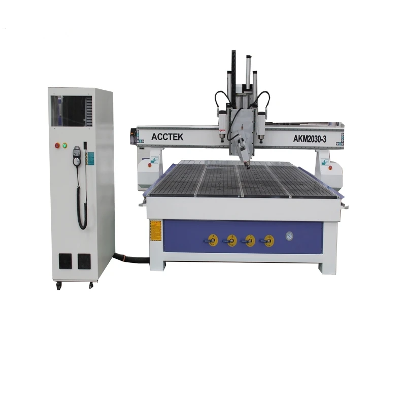 Three Process 2030 Woodworking CNC Router Machine for Making Kitchen Cabinet Wood Door