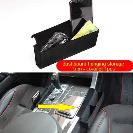 

For Land Rover 2014-2019 Range Rover sport HSE carbon fiber Central control hanging storage trim co-pilot 1pc