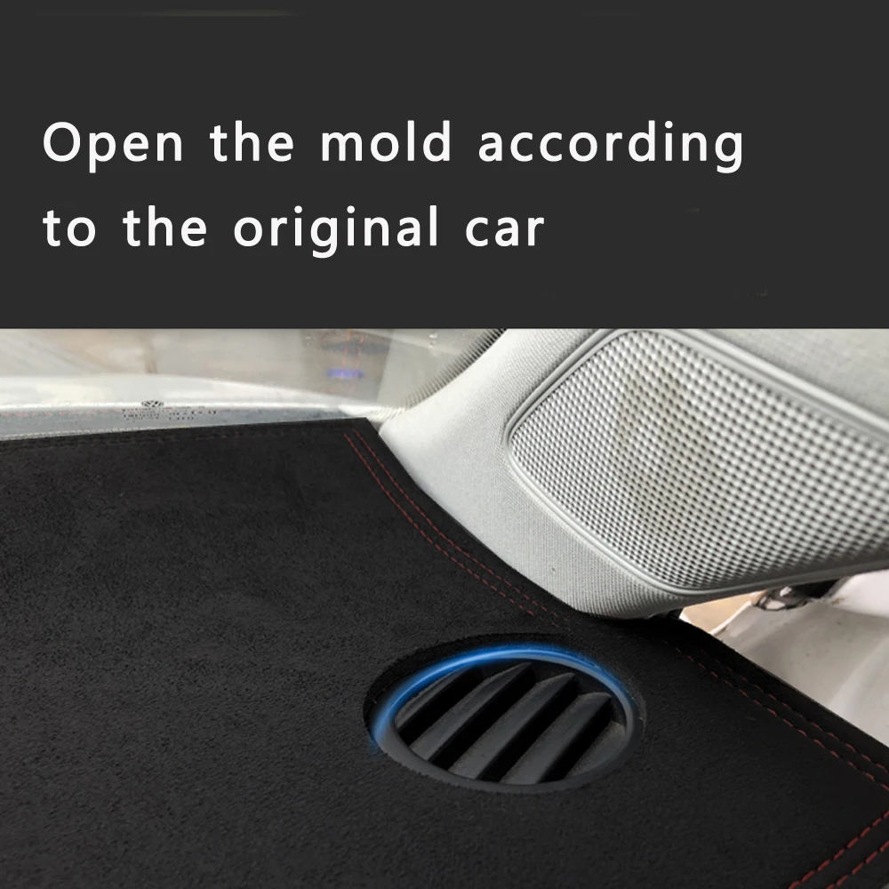 For Audi A4 A5 B9 Avant 2016 2017 2018 2019 2020 2021 Suede Leather Dashmat Dashboard Cover  Dash Mat Carpet Nonslip Car-styling