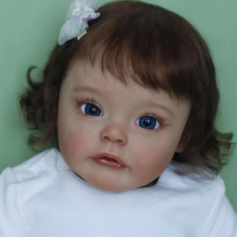 

60CM Finished Doll Suesue Reborn Toddler Doll As Picture Reborn Baby Doll Hand Paint Girl Doll Gift Kукла Pеборн