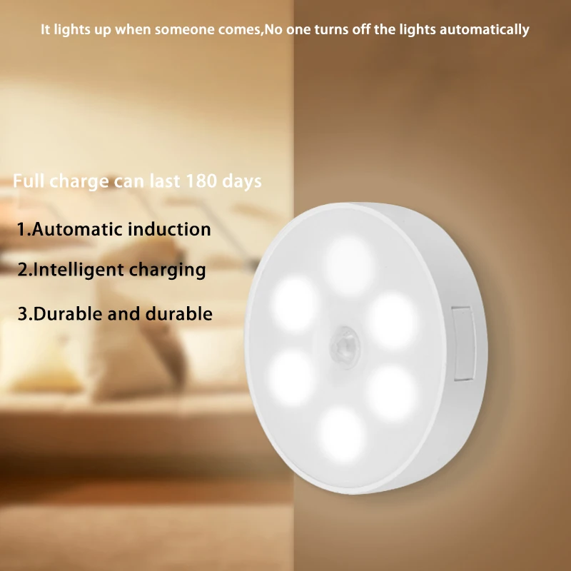 Intelligent Human Body Induction Night Light Voice Control Light Solar Charging Aisle Corridor Wireless Toilet Dedicated