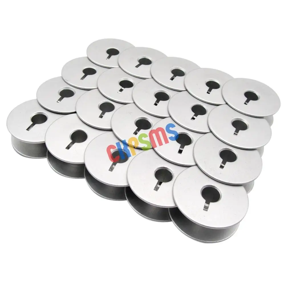 #18034AS (M Size) Aluminum bobbins Compatible with JACK H2 Consew 205RB, 206RB JUKI DU-1181,DNU-241,DNU-1541 Yamata FY5318