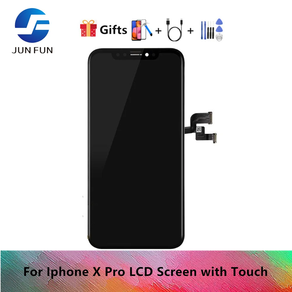 

20Pcs/lot For iphone X OLED TFT With 3D Touch Digitizer Assembly No Dead Pixel LCD Screen Replacement Display