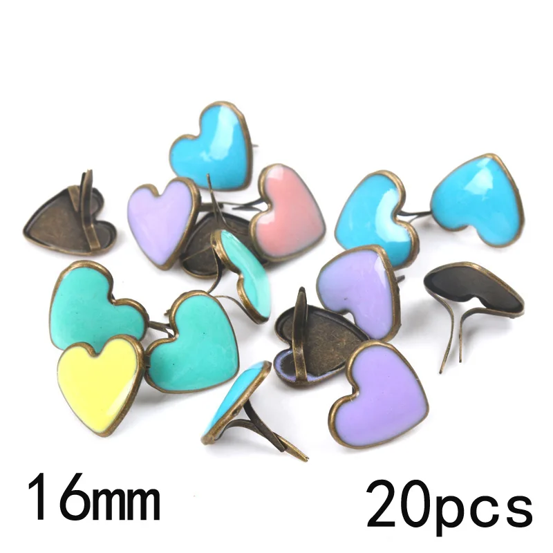 Mix Heart Star Shape Number Rhinestone Studs And Spikes For Clothes Round Square Brads Scrapbooking Embellishment Fastener