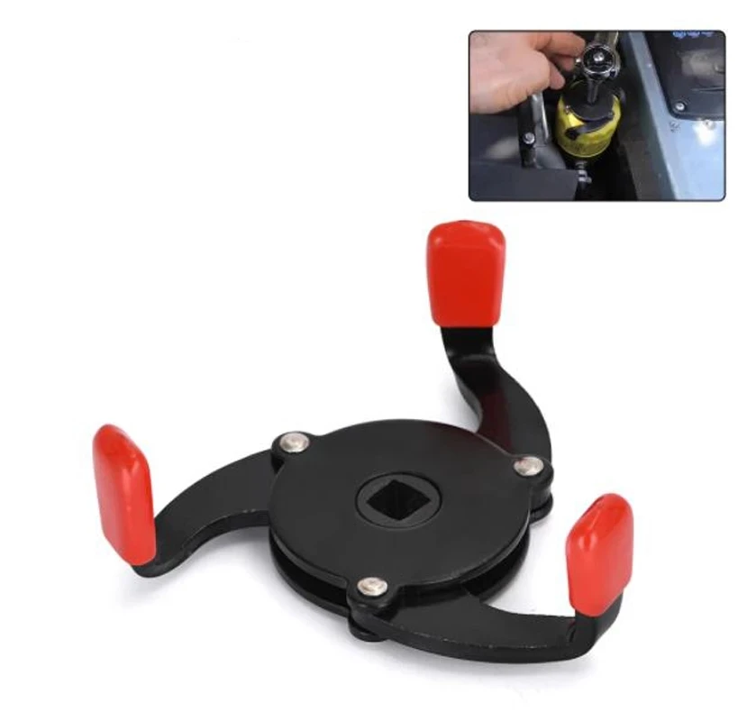 High Quality Universal 3 Jaw Oil Filter Remover Tool Cars Oil Filter Removal Tool Interface Special Tools Oil Filter Wrench Tool