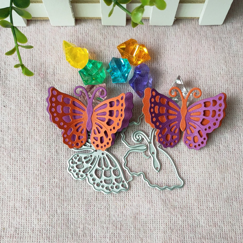 

New Butterflies metal cutting Die mold frame for scrapbook photo album decoration carving handmade paper card