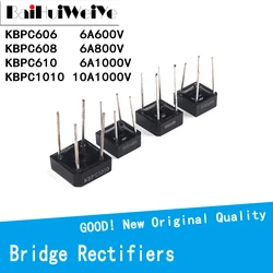 5 Stks/partij KBPC1010 KBPC610 KBPC608 KBPC606 6A 8A 10A 600V 1000V Diode Bridge Rectifier Nieuwe Originele Goede Kwaliteit chipset