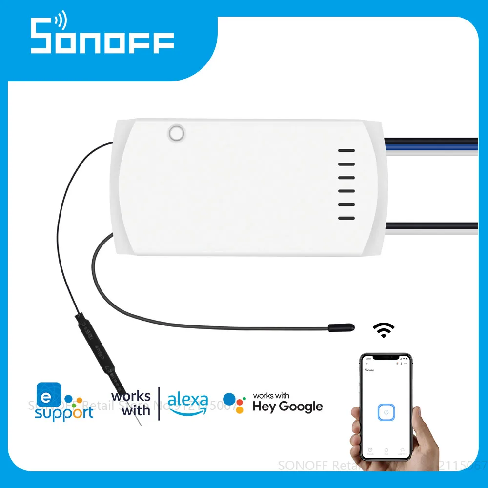 SONOFF iFan04-L iFan03 Wifi ventilatore da soffitto Smart Switch Smart Fan Light Controller RF / APP telecomando per Alexa