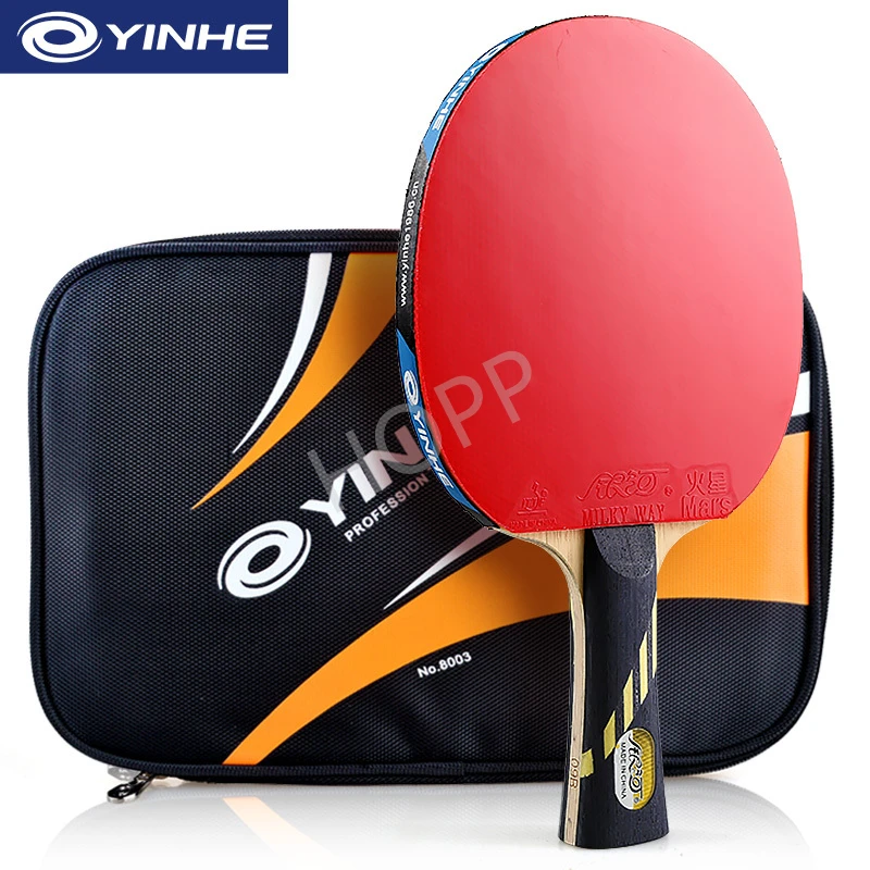 YINHE 9-Star Racket Galaxy wood + carbon OFF++ pips-in rubber table tennis rackets ping pong bat