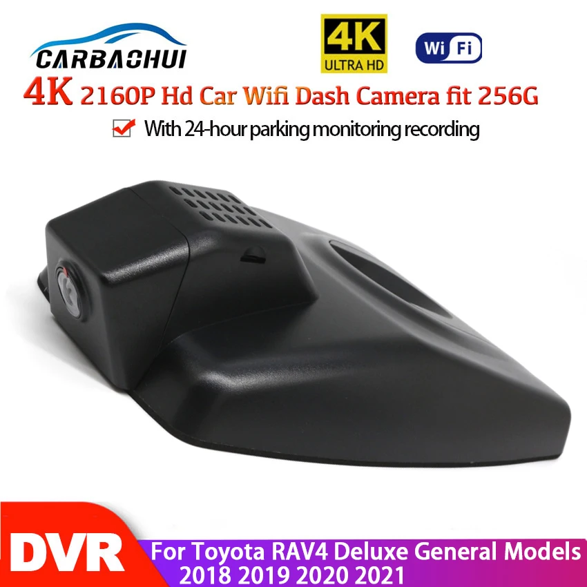 

4K 2160P Hidden Car DVR Wifi Video Recorder Dash Cam Camera high quality For Toyota RAV4 Deluxe General Models 2018 To 2020 2021