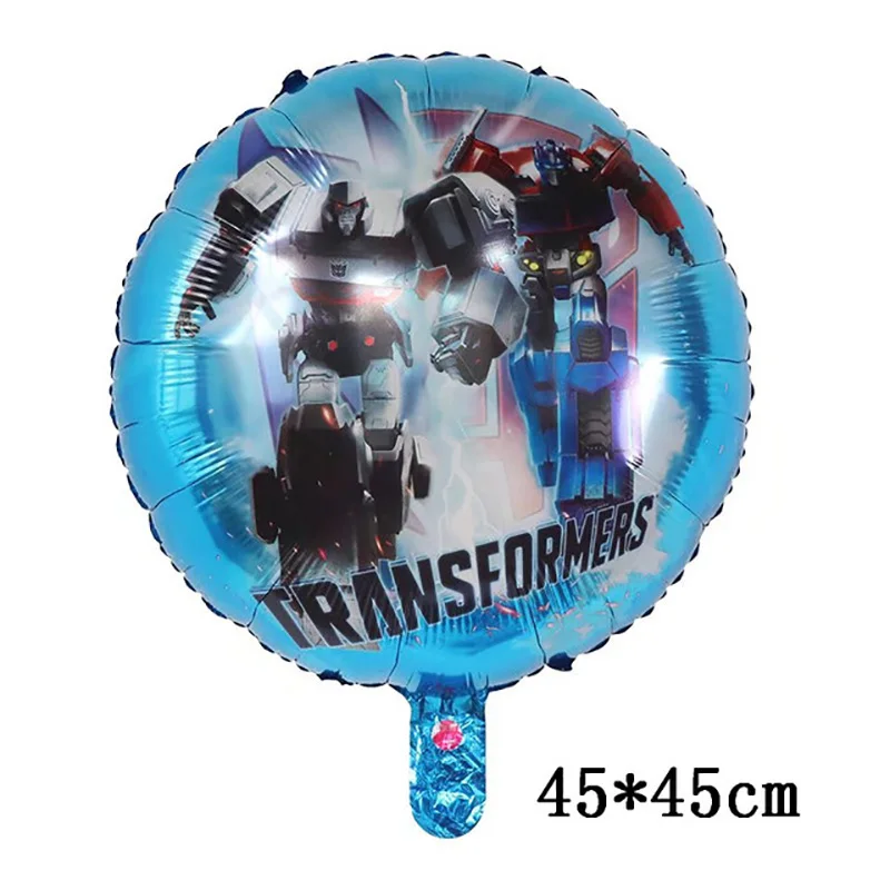 Transform Foil Balloons Blue Red Yellow Bee Ballons Car Happy Birthday Party Decoration Boy Kids Cartoon Cars Robot Toy Supplies