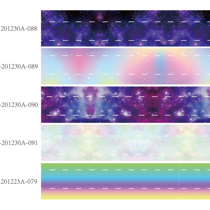 

gradient ombre galaxy ribbon grosgrain printed 50yards FLRARIBBONS 22mm 38mm 75mm