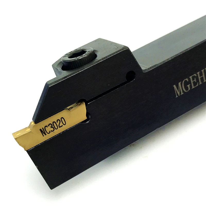 1 pçs mgehr1010 mgehr1212 mgehr1616 mgehr2020 mgehr2525 externo grooving ferramenta titular lâmina de carboneto, 10 pçs lâmina ferramenta de torneamento