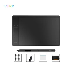 VEIKK A30 Graphics Tablet Remote Office&Education 10x6 inch Large Active Area Support Android Mac Linux Digital Drawing Tablets
