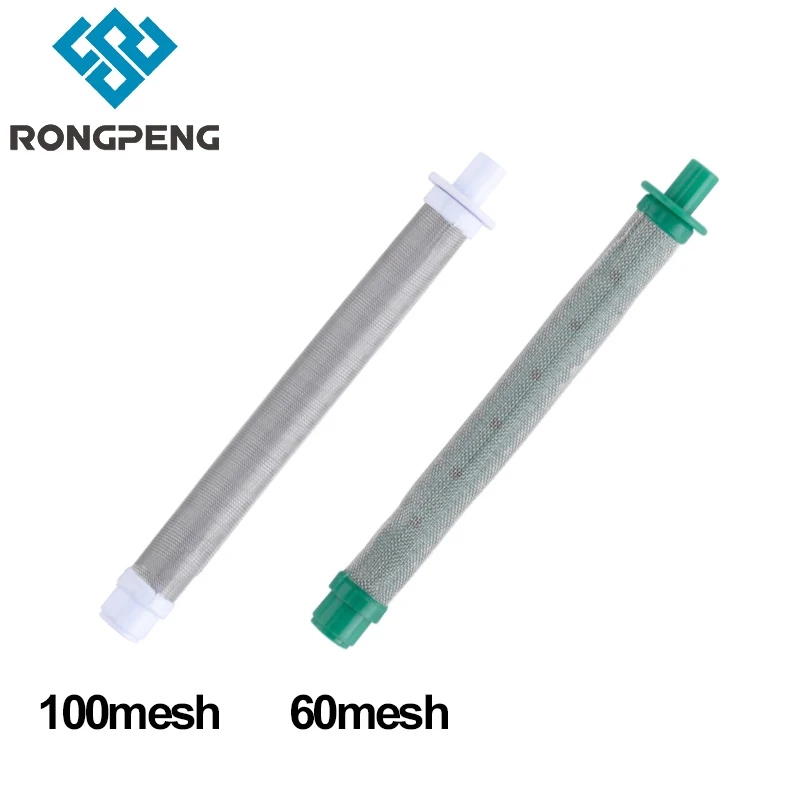 RONGPENG 2pcs/set Airless Paint Sprayer Gun Filter For 818C 821 60 Mesh 100 Mesh