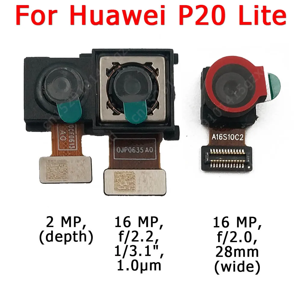 Front and Rear Back Camera For Huawei P20 Pro P20Pro Main Facing Camera Module Flex Replacement Spare Parts