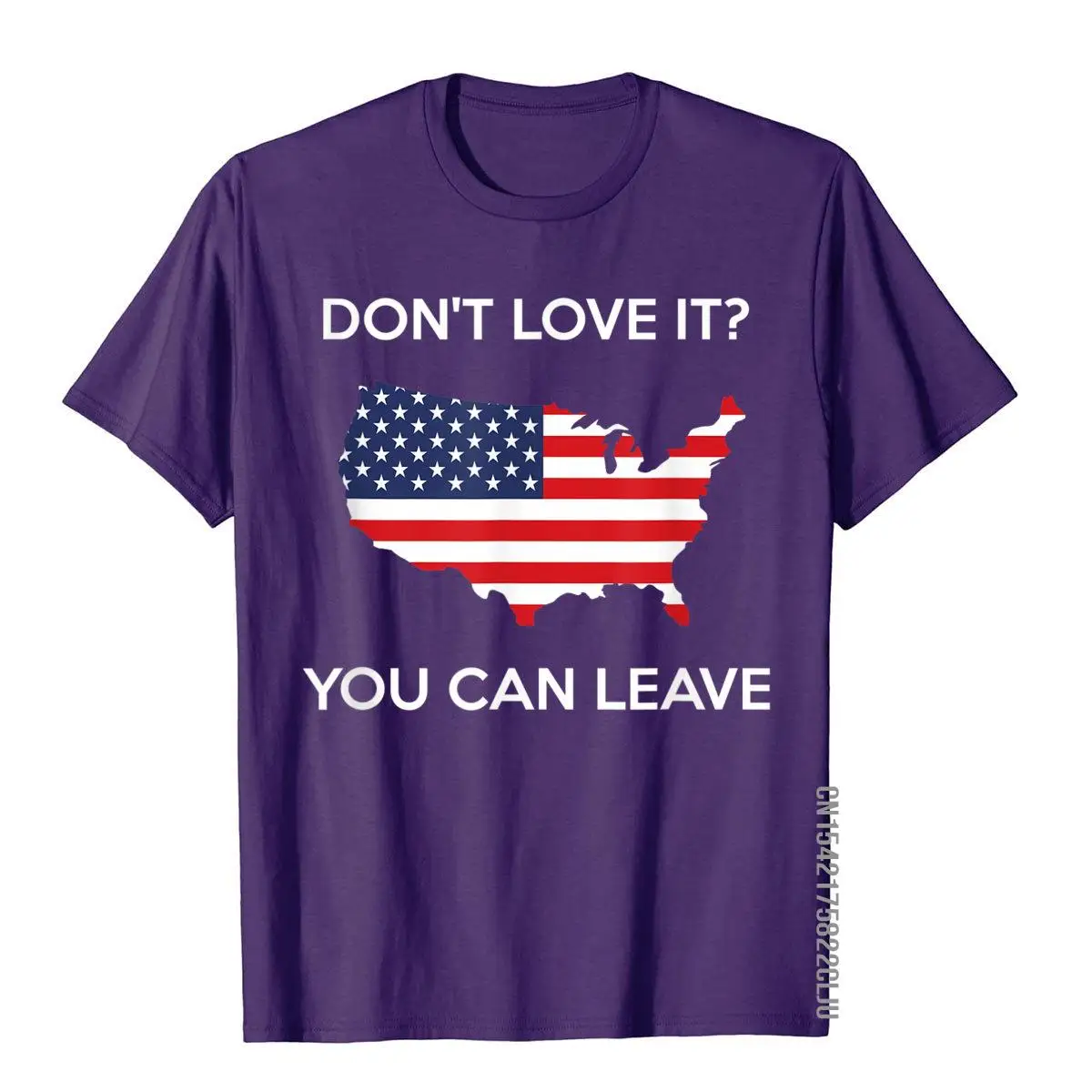 Don't Love It You Can Leave Pro American Flag Patriotic Gift T-Shirt Cotton Youthful Tops T Shirt Brand New Men T Shirts Party