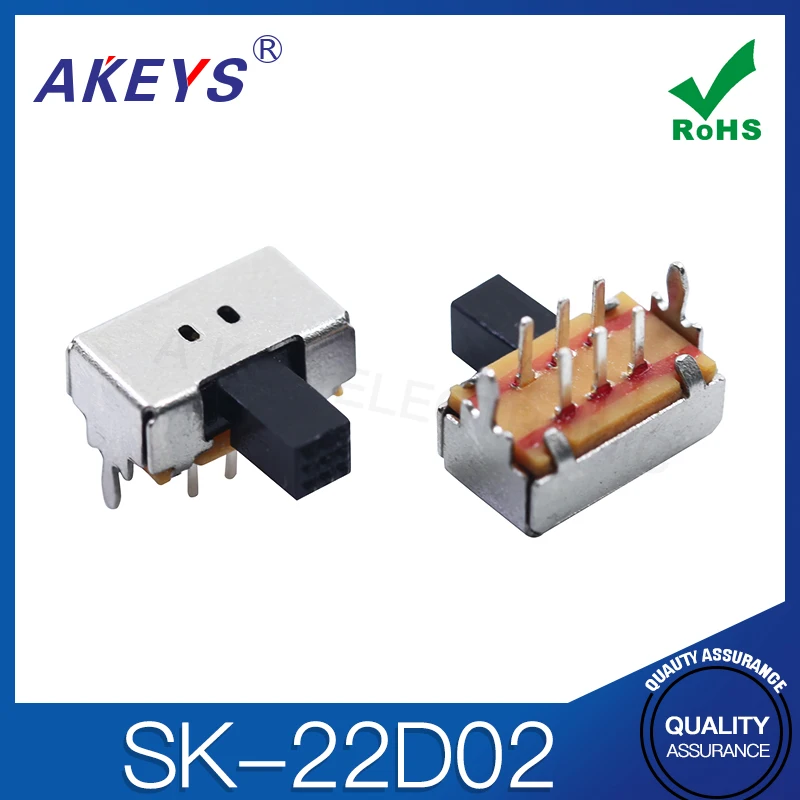 Recensione e valutazione del commutatore SK-22D02 (2P2T) per applicazioni industriali e di automazione