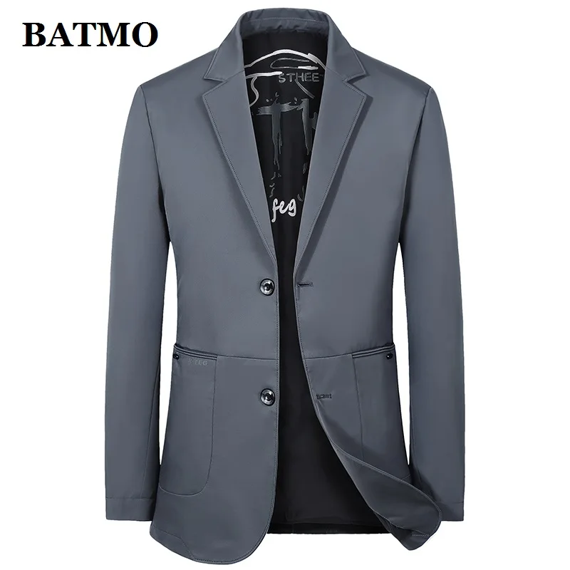 BATMO 2024 new arrival spring&summer high quality thin blazer men,male jackets 21068