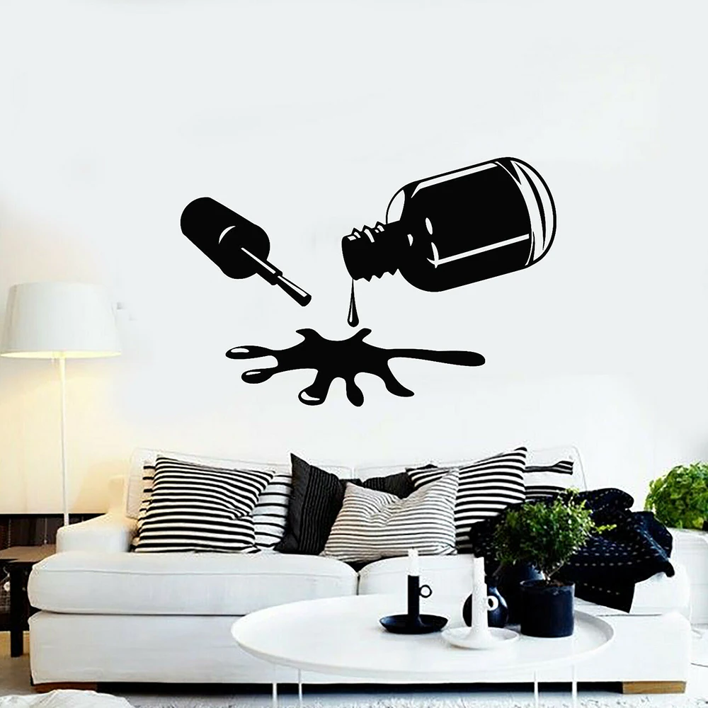 Nails Polish Wall Decals Bedro - Pvc Panel Background recensione e prezzo