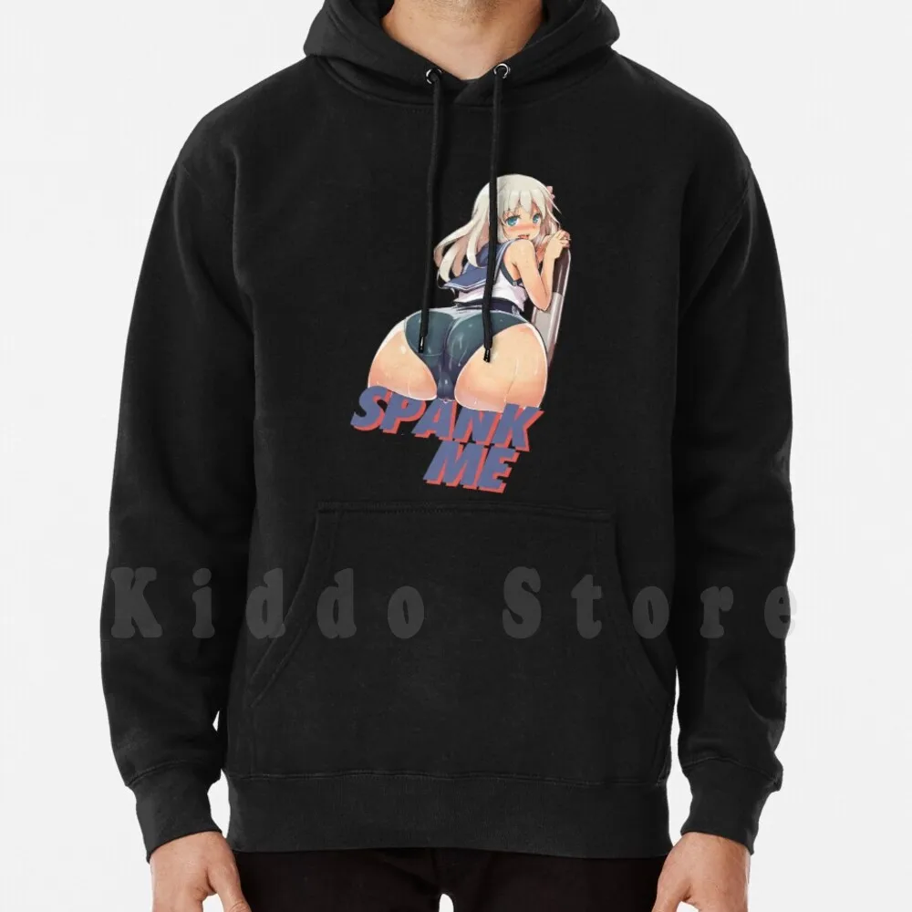 

Ecchi Spank Me Swimsuit Anime Girl Hoodies Long Sleeve Waifu Ecchi Manga Sexy Anime Kawaii Tits Boobs Erotic