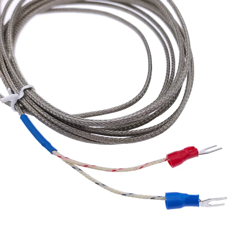 150mm probe type thermocouple K type thermocouple sensor stainless steel thermocouple 1m 2m 3m 4m 5m cable  0-400℃