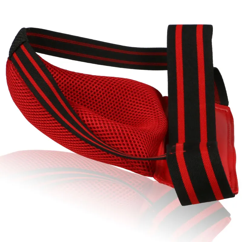 Protector de entrepierna rojo MMA para hombre adulto, TKD, Protector de ingle de Karate, Protector de ingle para Kick Boxing, suspensorio de