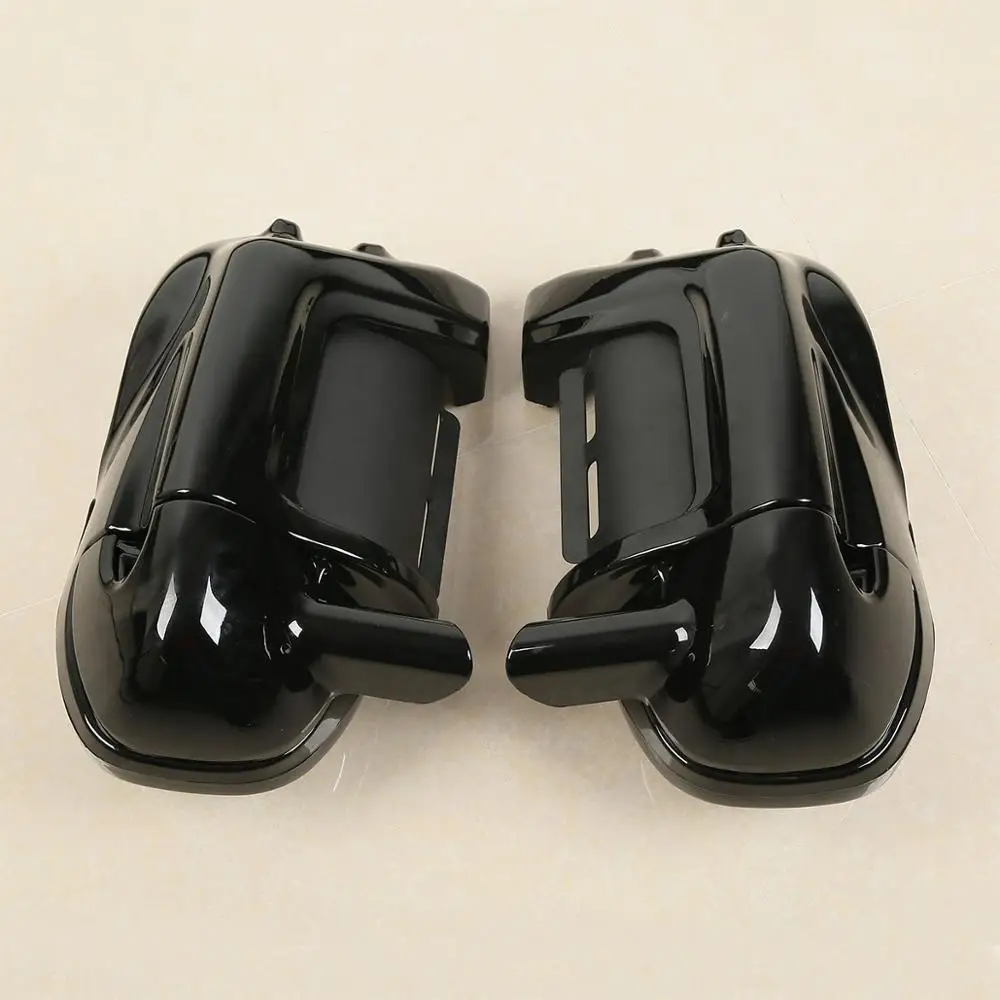 Motorcycle Lower Vented Leg Fairing With Speaker Box Pods For Harley Touring Road King Street Glide Electra Glide 1983-2013