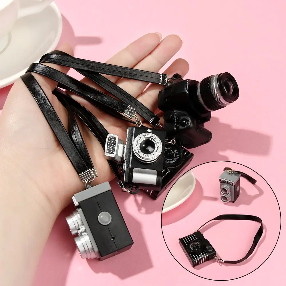 1Pc Dollhouse Miniature Digital SLR Camera Dolls House Decoration Accessory Home Decore Home Decor Decorations for Home