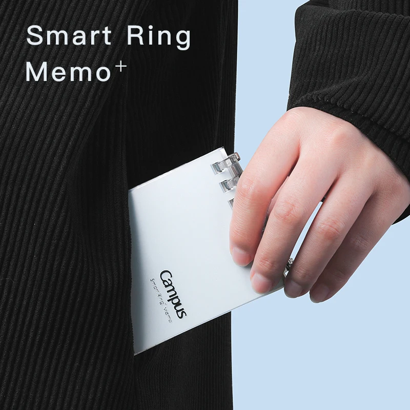 KOKUYO Mini Binder Notebook A7 Campus Smart Ring Memo Note WSG-MER520 Pastel Cookie Series Planner Loose-Leaf Book