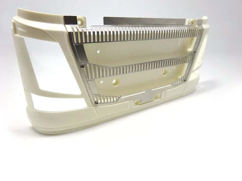 Metal Front Face Grille Middle Network for 1/14 Tamiya RC Truck Volvo 56360 FH16 750