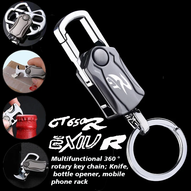 Motorcycle Keyring Multifunction Key Ring Keychain For HYOSUNG GT650R GT 650R GT250R EXIVR