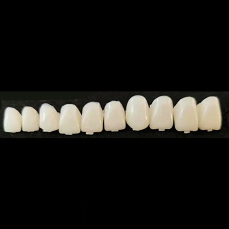 10pcs dental Oral Fake Teeth Tooth covers molds with 3Colors Repair Snap on Smile Veneers Dentures Adhesive Beads Cosmetic kits