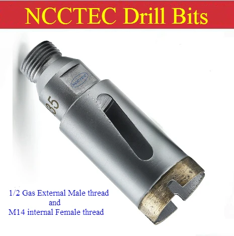 

1.4'' 1-3/8 inch Double Threads Diamond Wet core drill bits | 35mm marble granite drilling tools hole saw hollow 1/2 Gas and M14