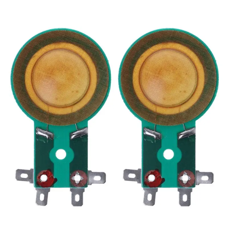 2 قطعة 25.5 مللي متر 24.5 مللي متر القرن ثلاثة أضعاف فيلم الراتنج غشاء محرك رئيس مكبر الصوت ملف صوتي