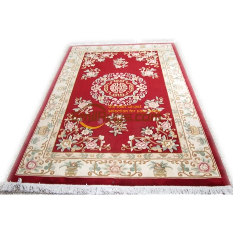 American European-style woven carpet Western Villa classical high-density handmade knotted carpet Oriental Palace