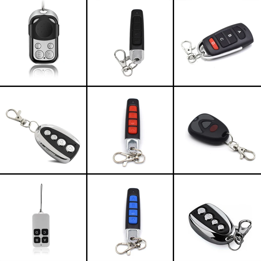 Cloning Remote Control Electric Copy Controller 4CH Key Duplicator 433MHz Clone Garage Door Opener 433.92 mhz fixed code