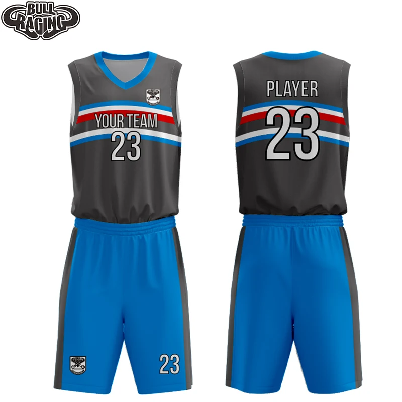 

Dry Fit Stripe Pattern Best Custom Sublimation Sport Shorts Men Basketball Jersey Uniform Sets