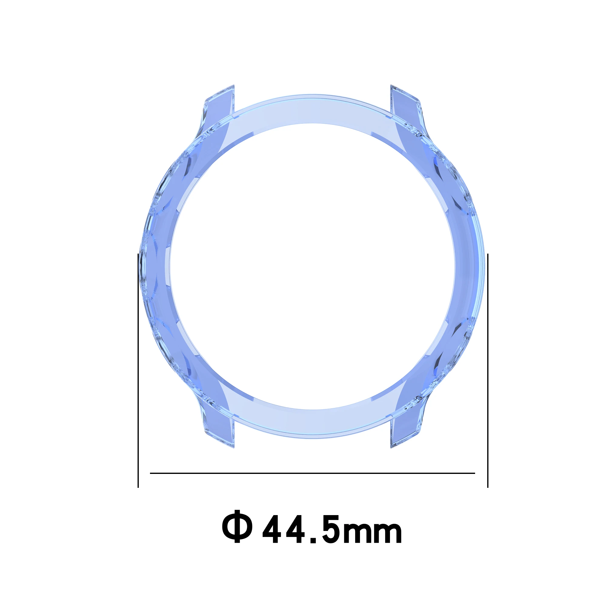 TPU Protective Watch Case for Garmin Forerunner 55/ 158 Smartwatch Cover Soft Screen Protector Transparent Shell Frame