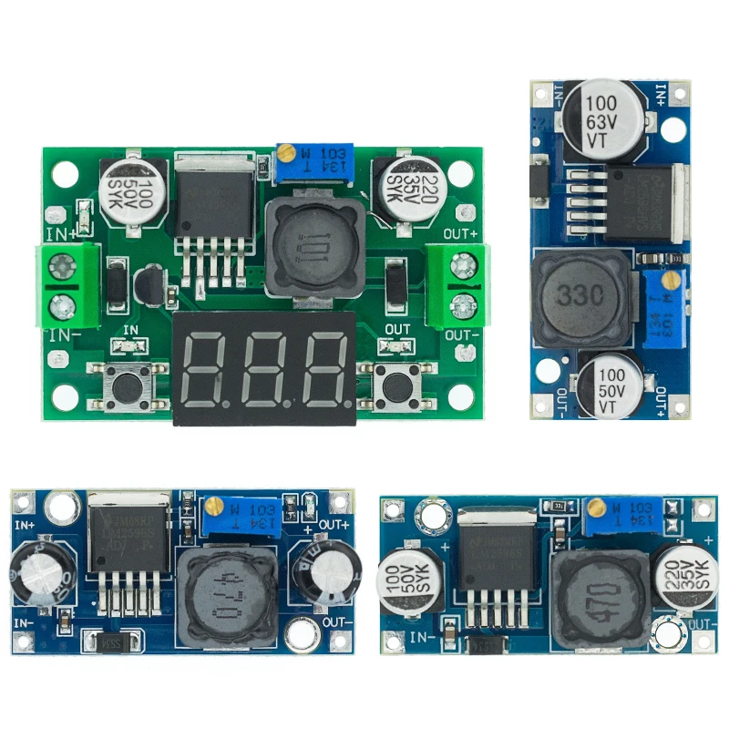 LM2596 LM2596S ADJ Power supply module DC-DC Step-down module 5V/12V/24V adjustable Voltage regulator 3A